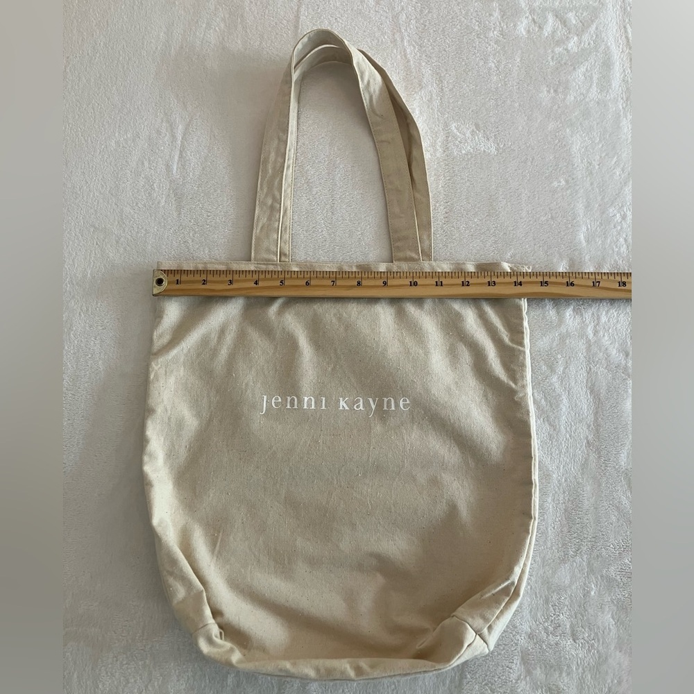 Jenni Kayne Small Canvas Shopping Tote Logo - Picture 15 of 17
